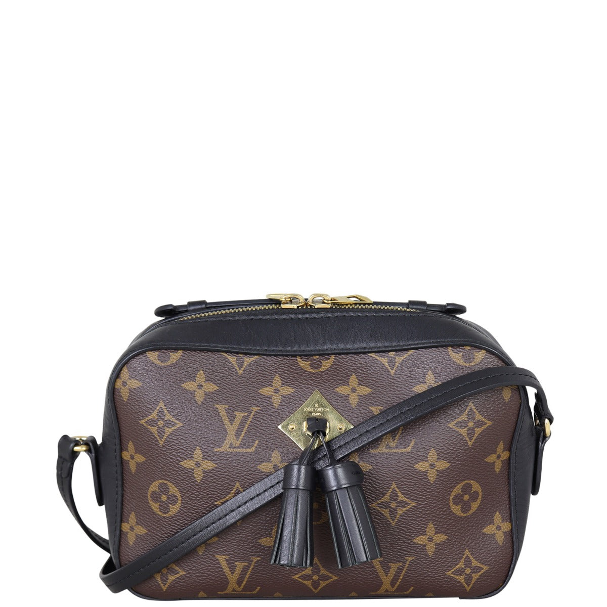 Louis Vuitton Saintonge Monogram Noir Front With Strap