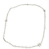 Chanel CC Pearls Long Necklace 