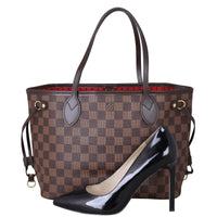 Louis Vuitton Neverfull PM Damier Ebene Shoe
