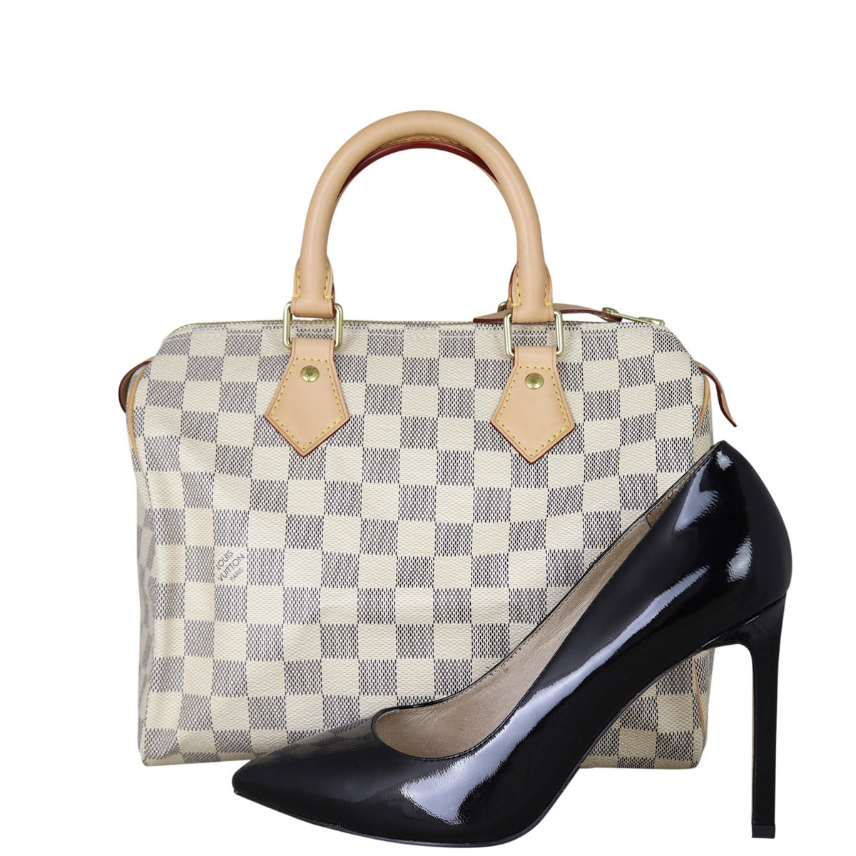 Louis Vuitton Speedy 25 Damier Azur Shoe