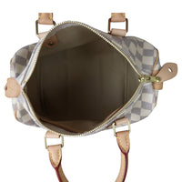 Louis Vuitton Speedy 25 Damier Azur Whole Interior