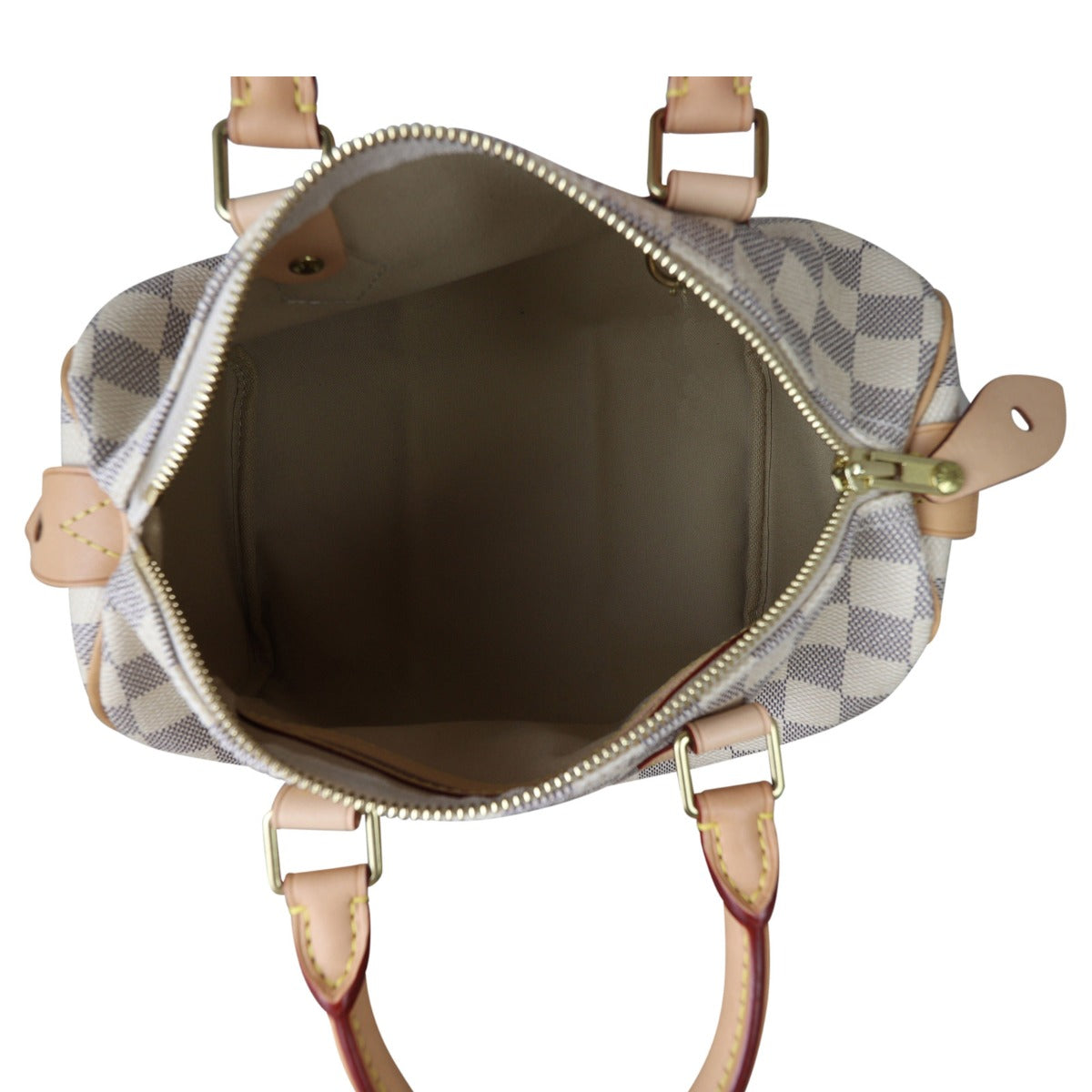 Louis Vuitton Speedy 25 Damier Azur Whole Interior