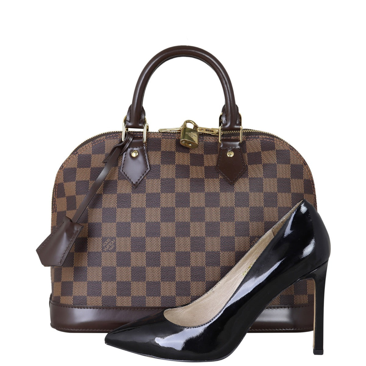 Louis Vuitton Alma PM Damier Ebene Shoe