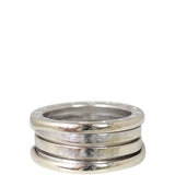 Bvlgari B.Zero1 18k White Gold Three Band Ring 