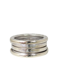Bvlgari B.Zero1 18k White Gold Three Band Ring 