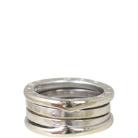 Bvlgari B.Zero1 18k White Gold Three Band Ring 