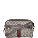 Gucci Ophidia GG Supreme Large Shoulder Bag Front With Strap