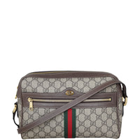 Gucci Ophidia GG Supreme Large Shoulder Bag Front With Strap