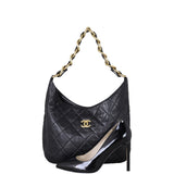 Chanel Quilted Lambskin Hobo Shoe