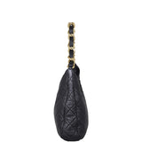 Chanel Quilted Lambskin Hobo Side