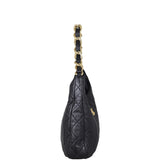Chanel Quilted Lambskin Hobo Side