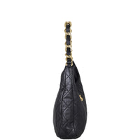 Chanel Quilted Lambskin Hobo Side