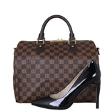 Louis Vuitton Speedy 30 Bandouliere Damier Ebene Shoe