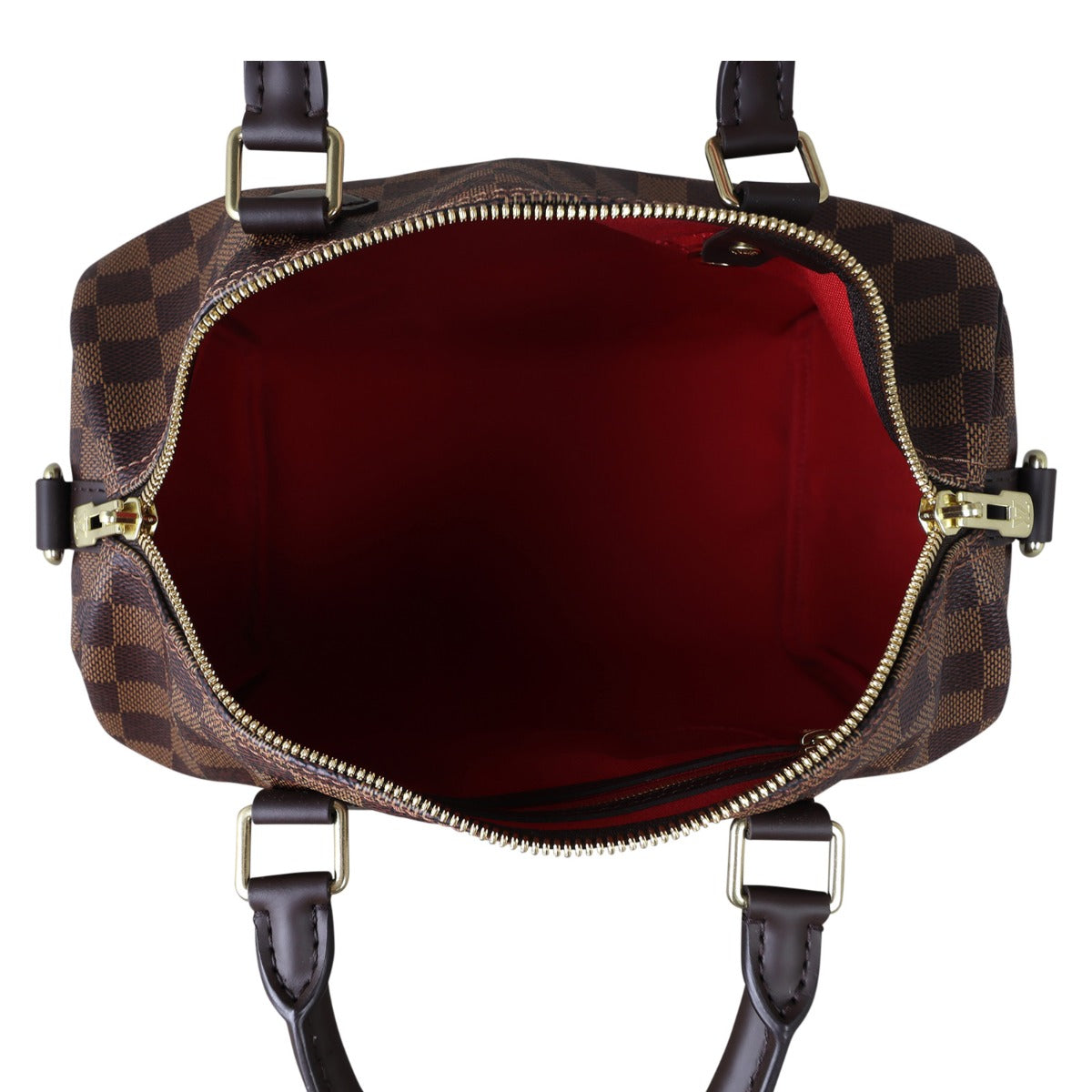 Louis Vuitton Speedy 30 Bandouliere Damier Ebene Whole Interior