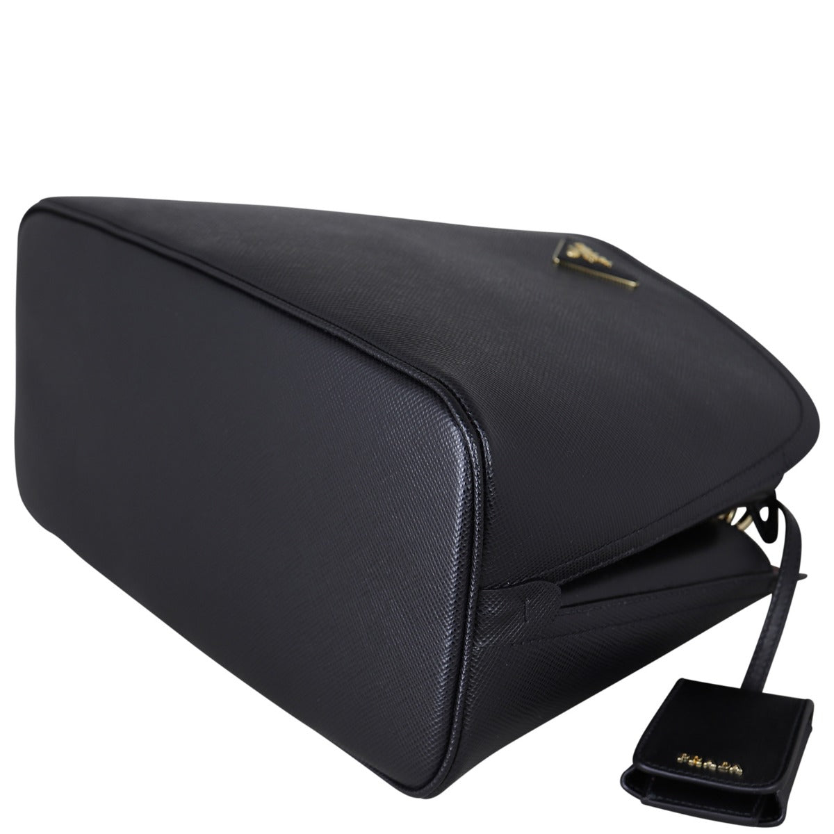 Prada Saffiano Cuir Matinee Bag Small Corner Distance