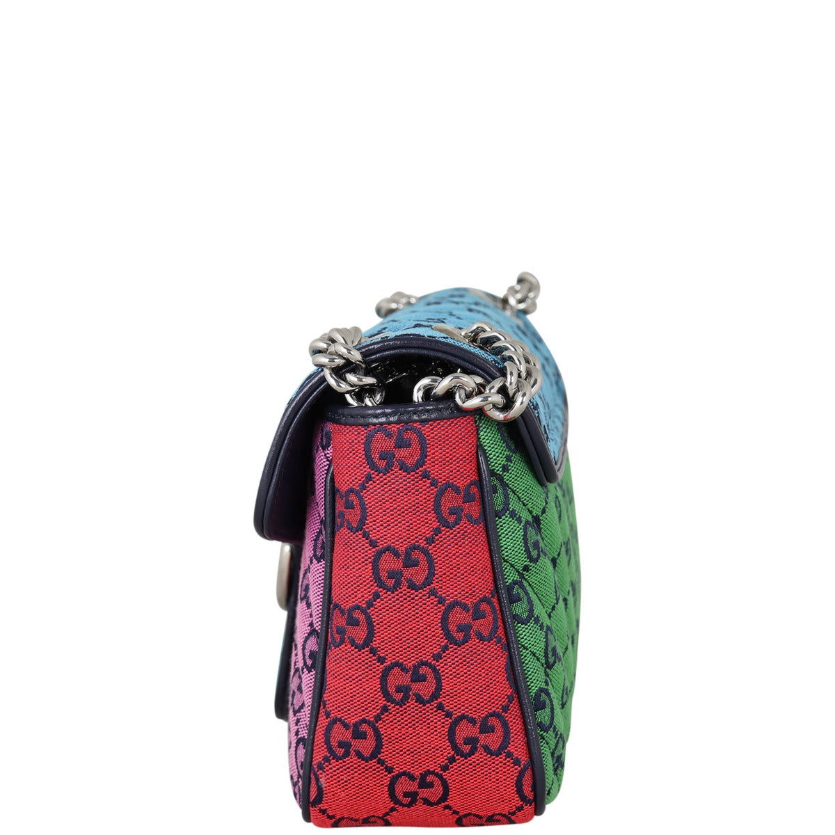 Gucci GG Marmont Matelassse Small Shoulder Bag Side