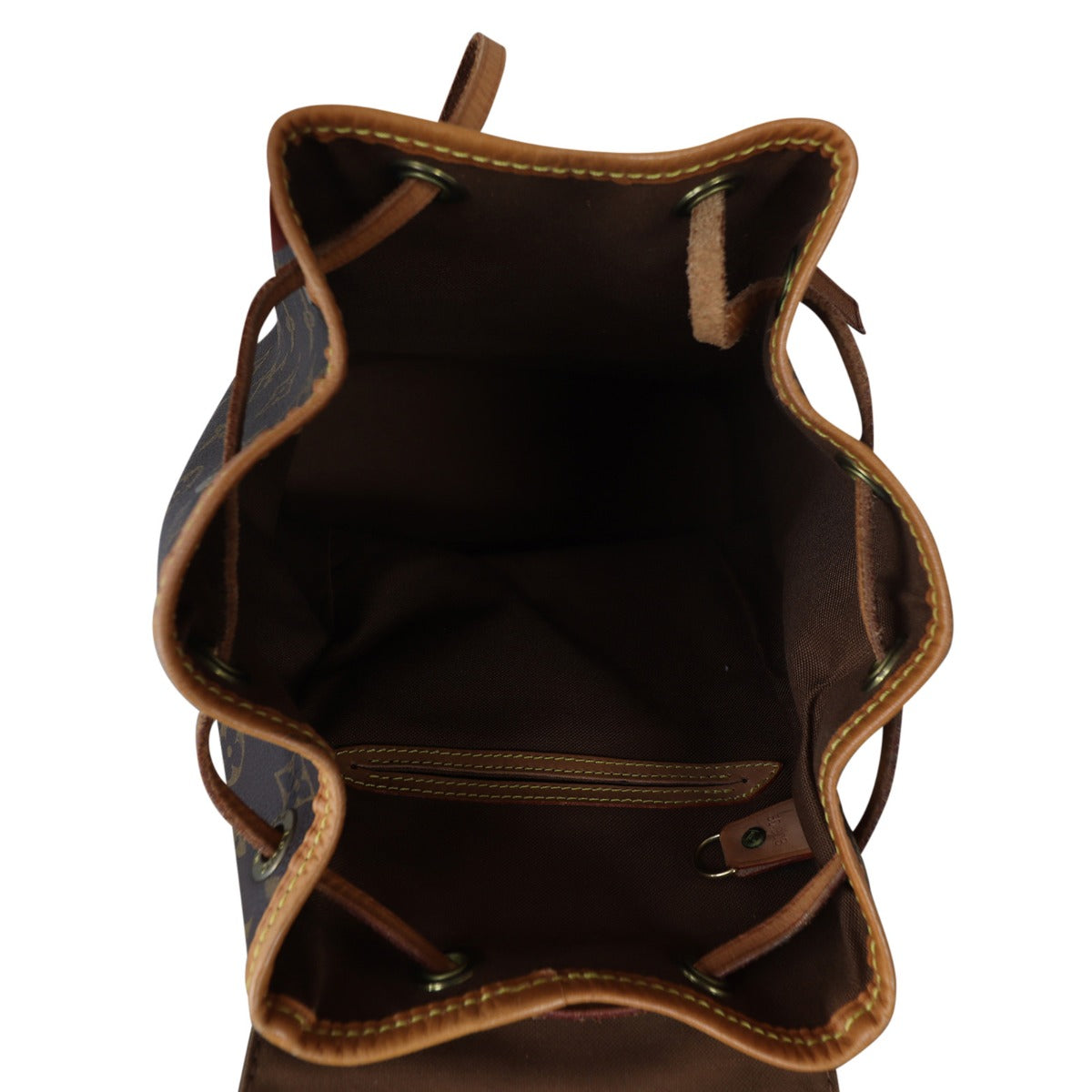 Louis Vuitton Montsouris MM Monogram Whole Interior