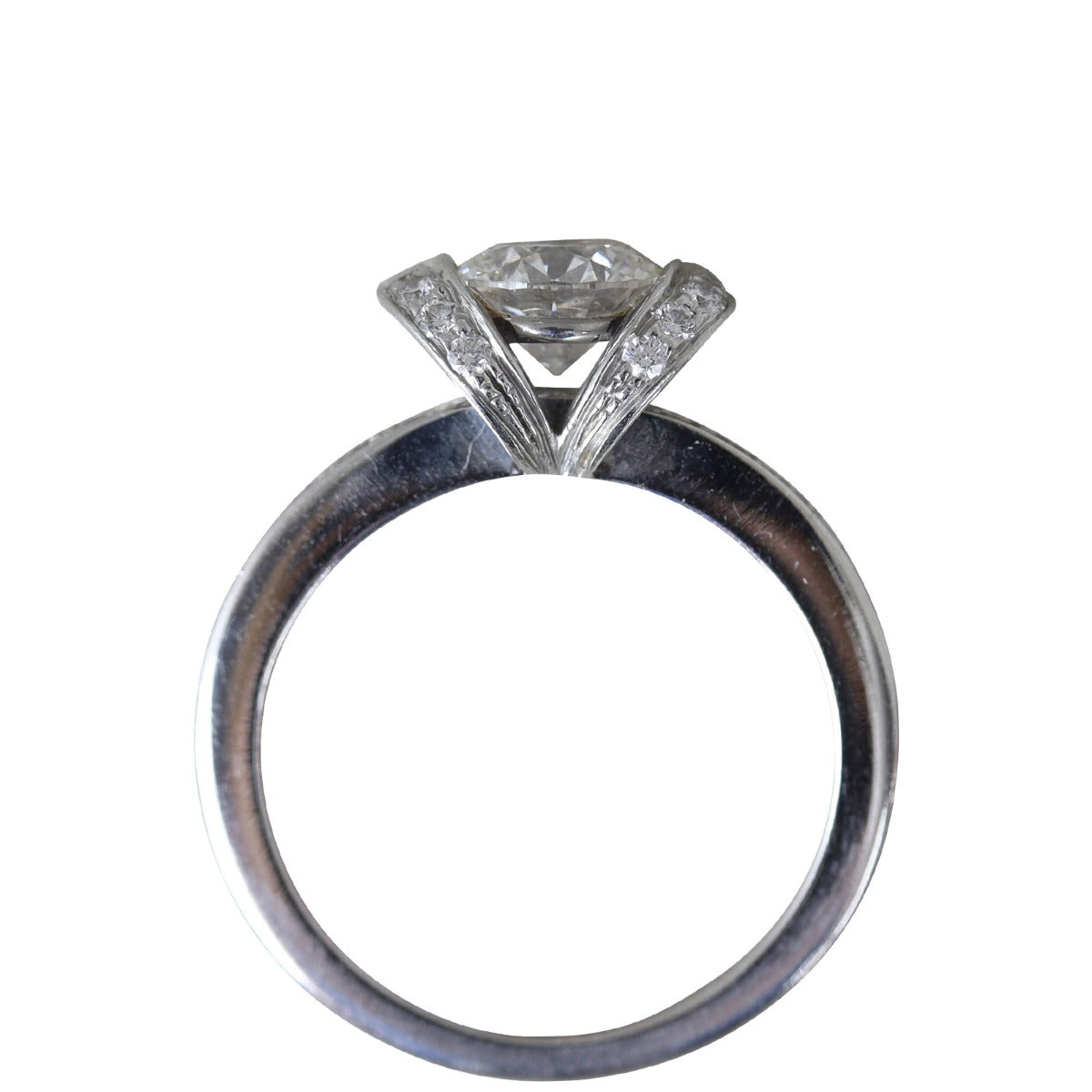 Tiffany & Co Platinum Diamond Ribbon Ring