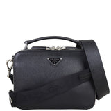 Prada Saffiano Brique Bag Front with Strap
