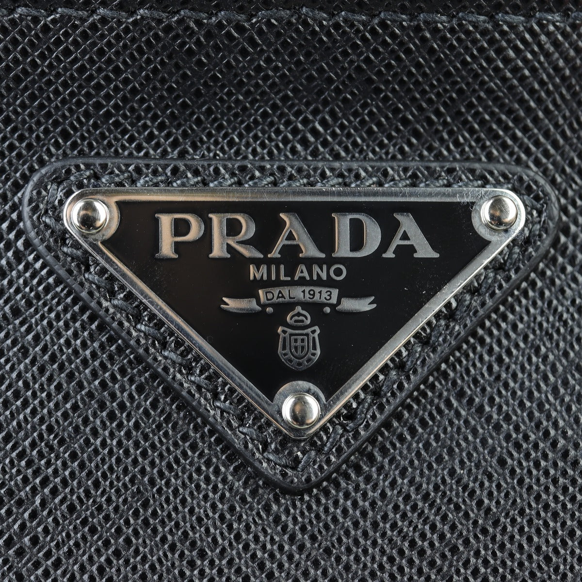 Prada Saffiano Brique Bag hardware