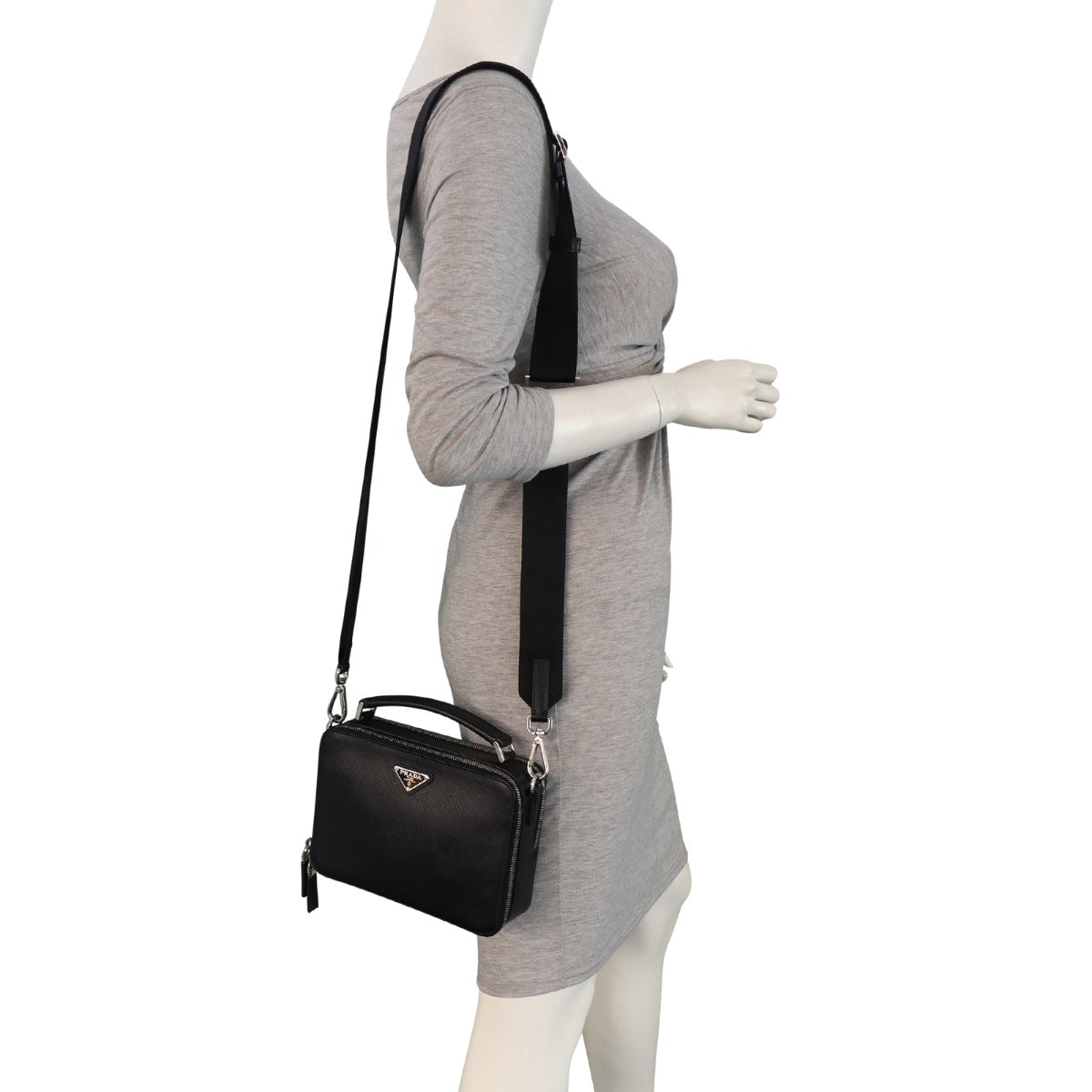 Prada Saffiano Brique Bag Mannequin