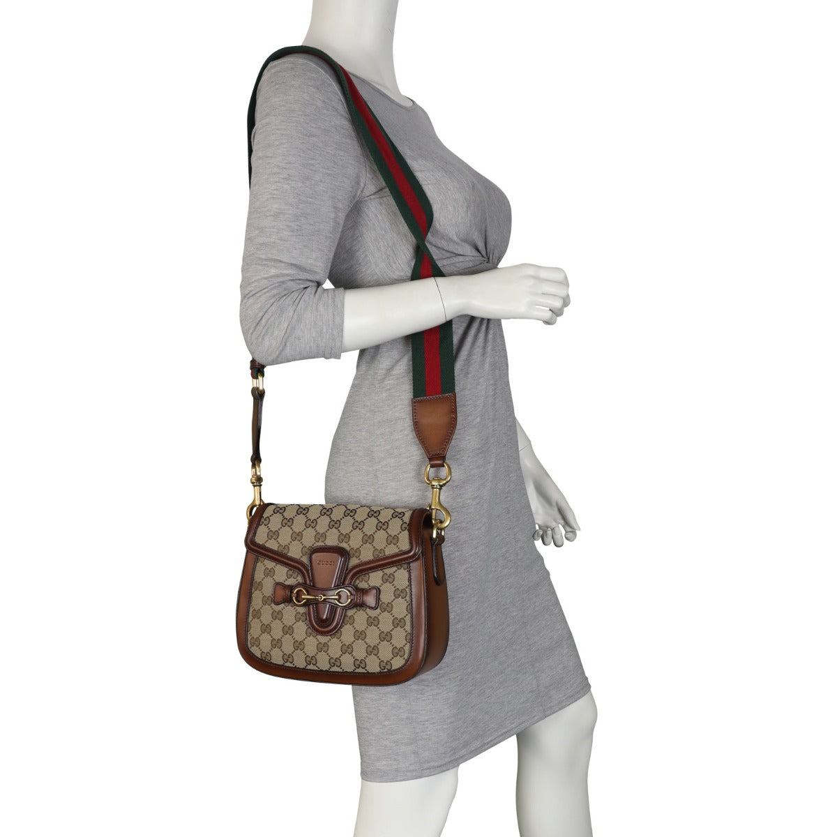 Gucci Original GG Lady Web Shoulder Bag – Luxe.It.Fwd