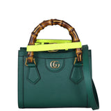 Gucci Diana Bamboo Top Handle Mini Tote Front With Strap`