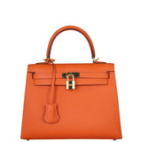 Hermes Kelly 25 Epsom Front