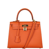 Hermes Kelly 25 Epsom Front With Strap