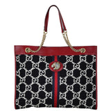 Gucci Tweed Rajah Large Tote Front