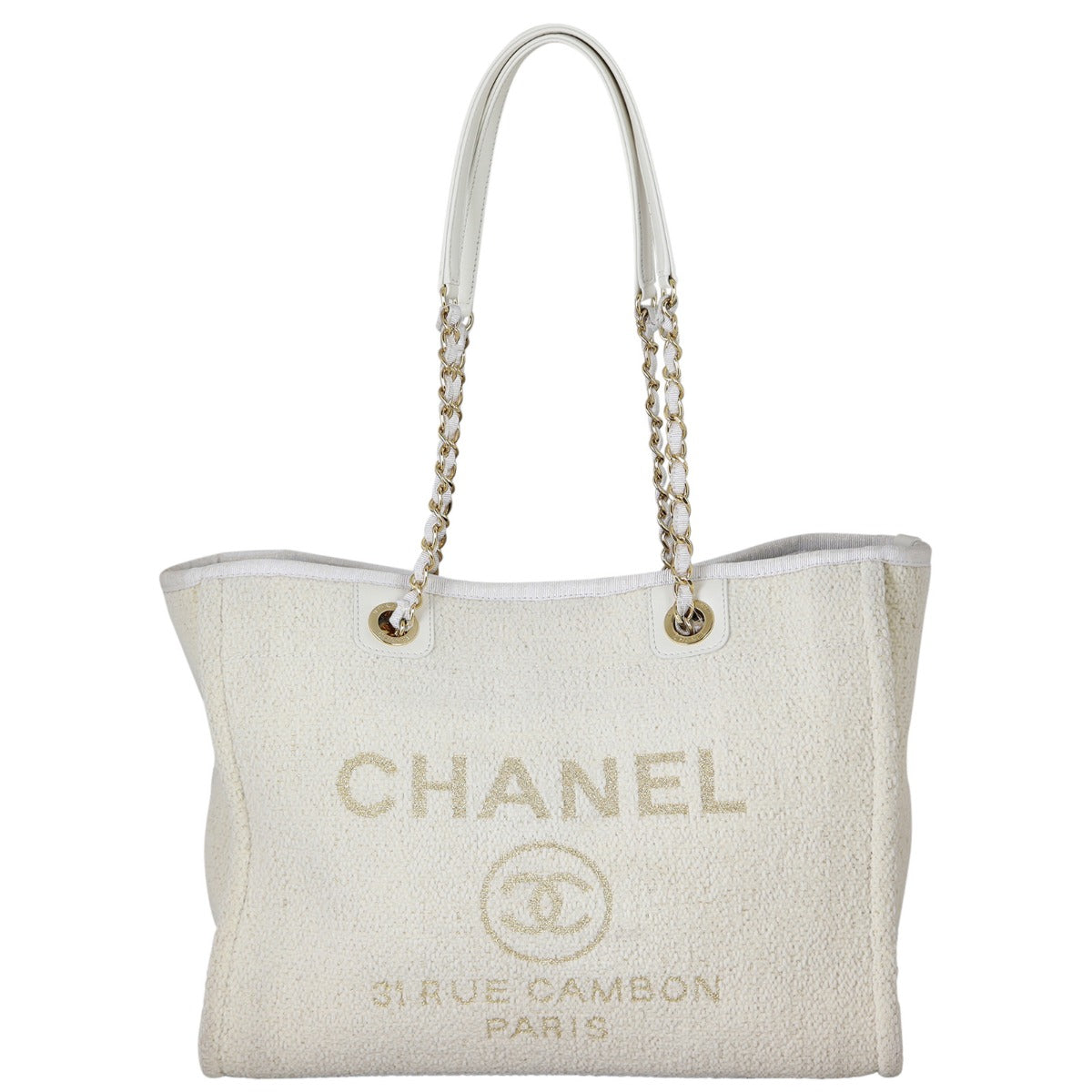 Chanel Deauville Small Tote Front