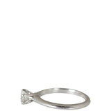 Tiffany & Co Solitaire Platinum Diamond Ring