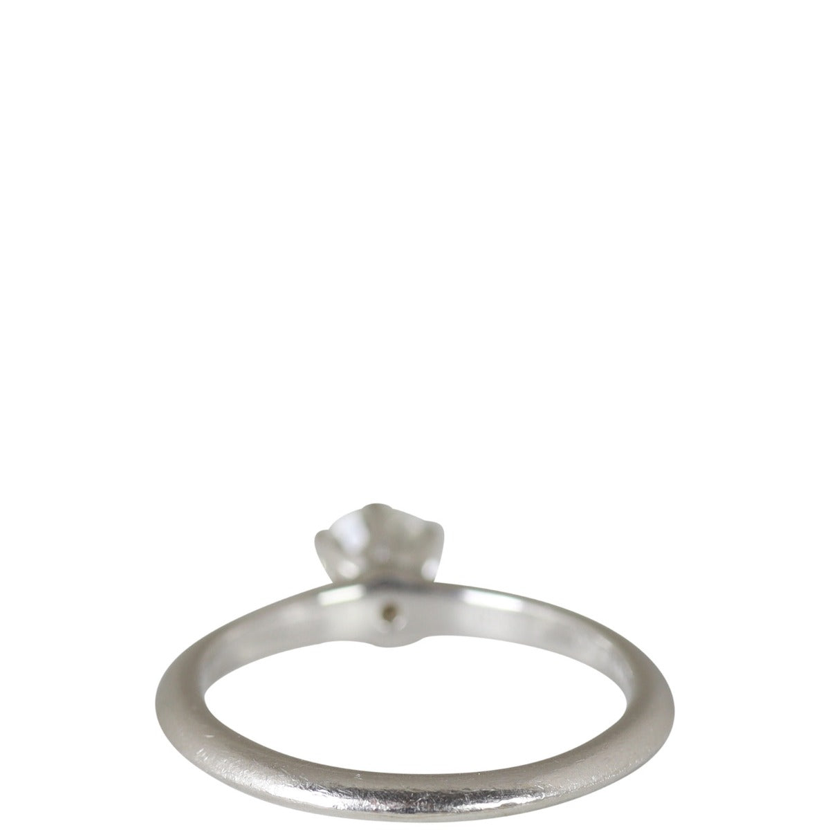 Tiffany & Co Solitaire Platinum Diamond Ring