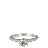 Tiffany & Co Solitaire Platinum Diamond Ring