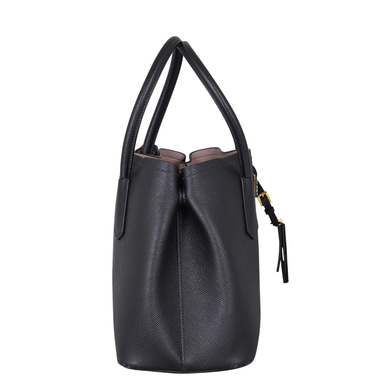 Prada Saffiano Cuir Double Bag Small Side