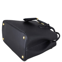 Prada Saffiano Cuir Double Bag Small Corner Distance