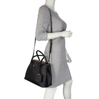 Prada Saffiano Cuir Double Bag Small Mannequin