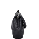 Chanel East West Flap Bag Side