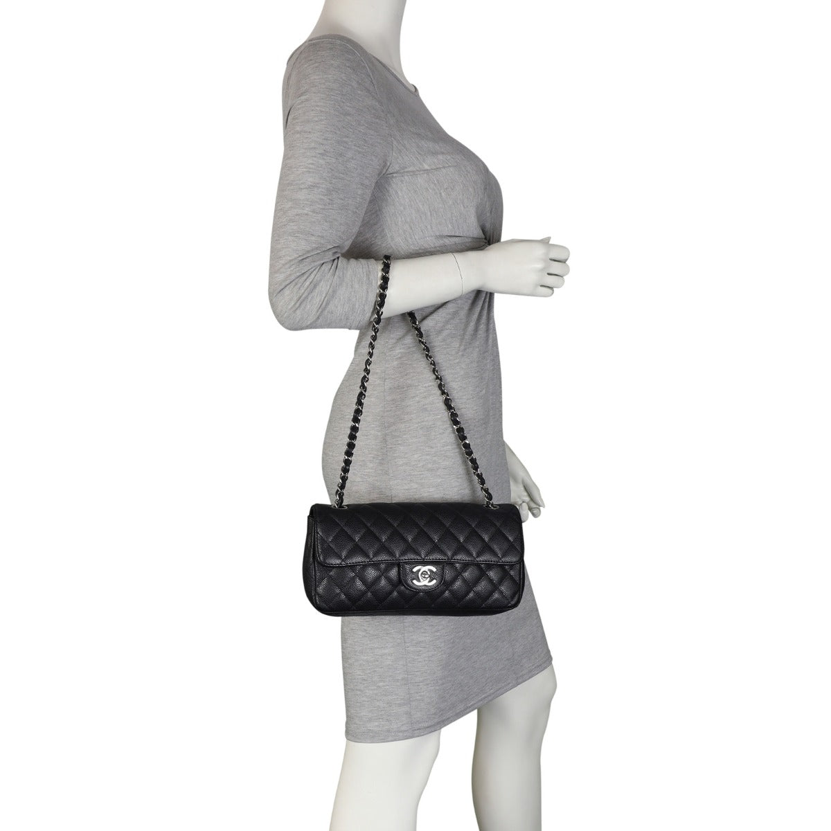 Chanel East West Flap Bag Mannequin