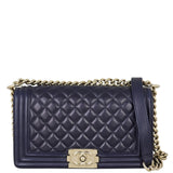 Chanel Boy Old Medium Front With Strap