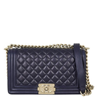 Chanel Boy Old Medium Front With Strap