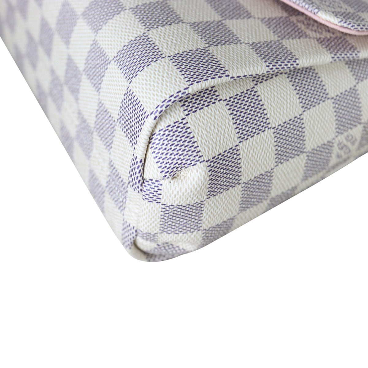 Louis Vuitton Croisette Damier Azur Corner Close Up