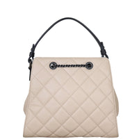 Chanel CC Quilted Bucket Bag Back