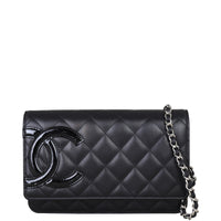 Chanel Ligne Cambon Wallet on Chain Front With Chain