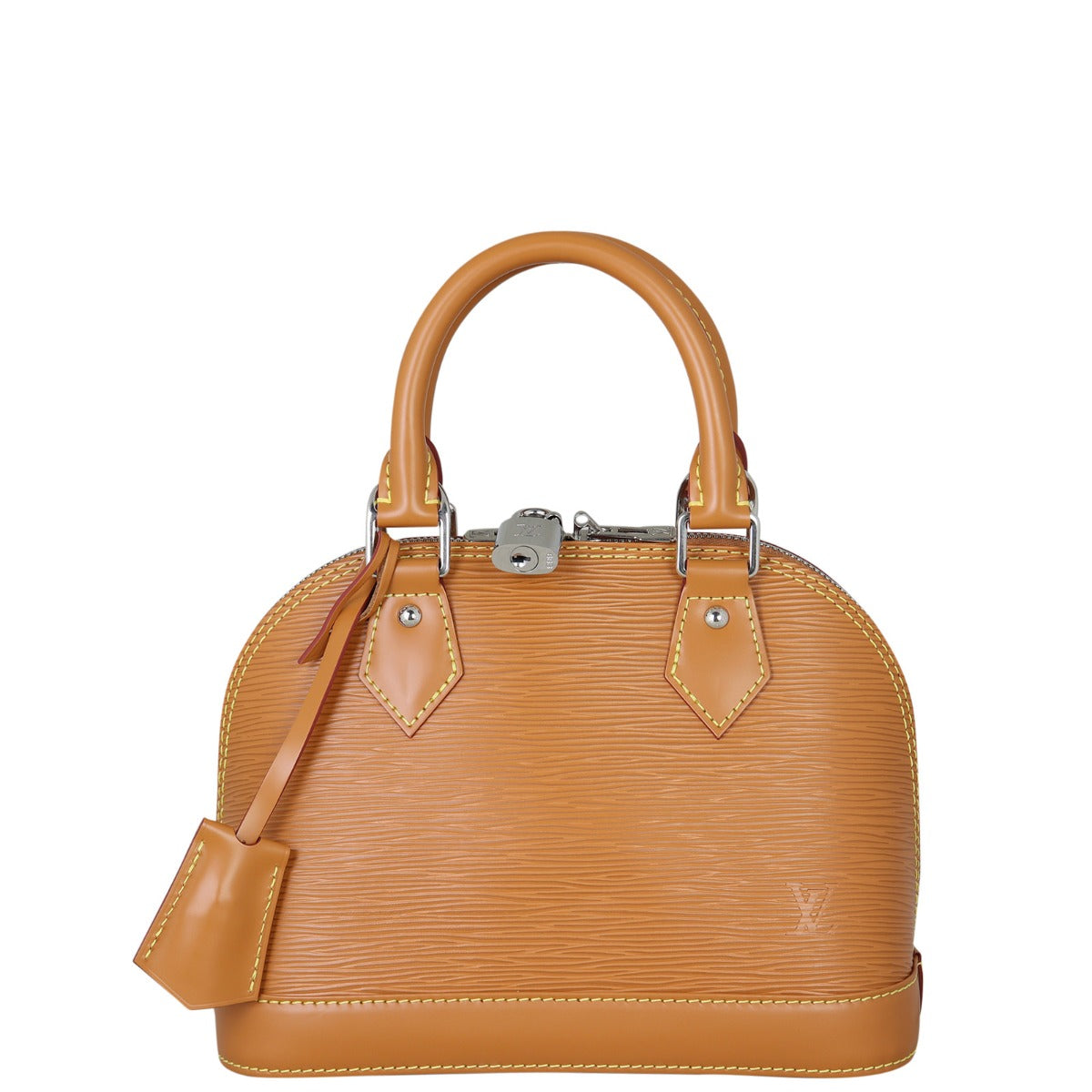 Louis Vuitton Alma BB Epi with Embroidered Strap Front