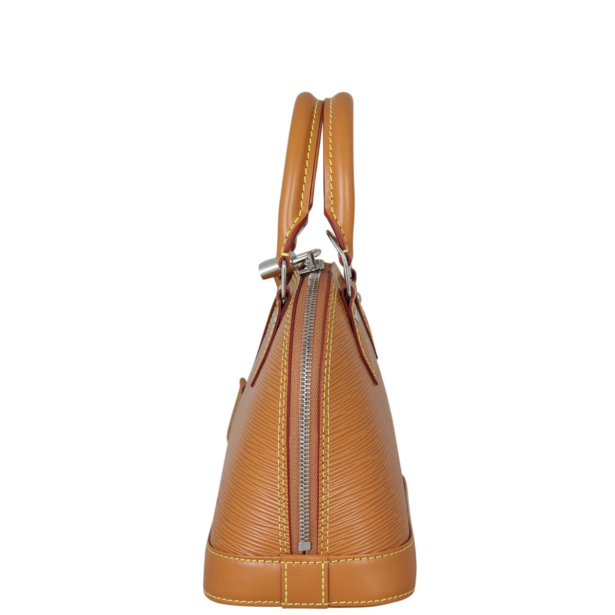 Louis Vuitton Alma BB Epi with Embroidered Strap Side