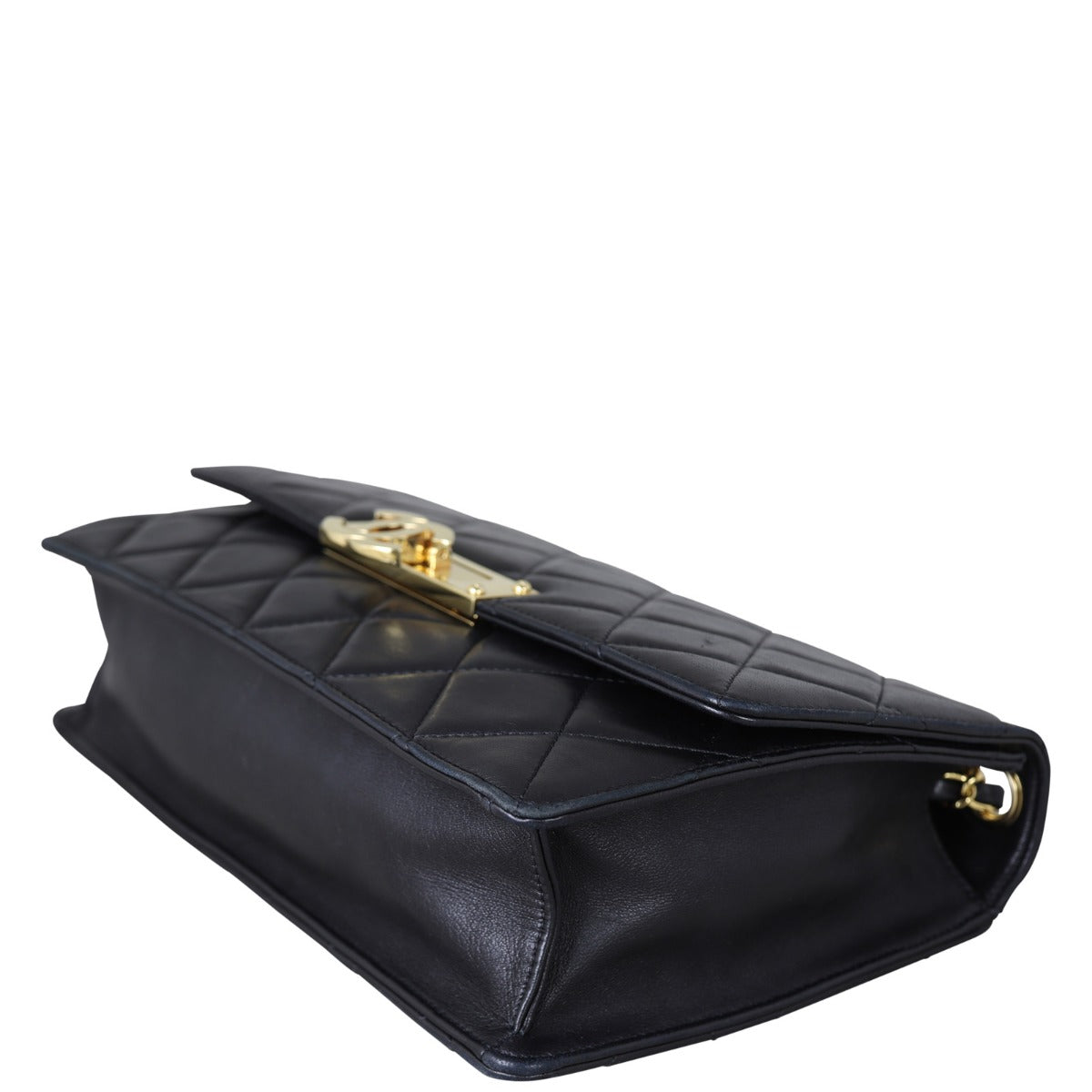  Chanel CC Golden Class Flap Bag Large Corner Distance