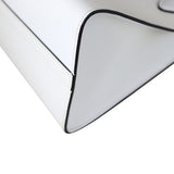 Prada Saffiano Cuir Monogram Small Bag Corner Close Up