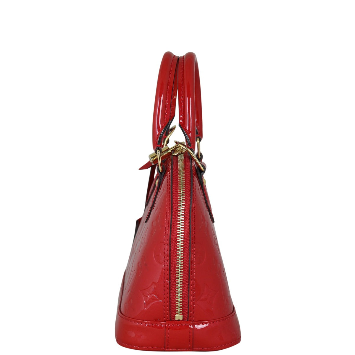 Louis Vuitton Alma BB Monogram Vernis | Pomme D'amour Red – Luxe