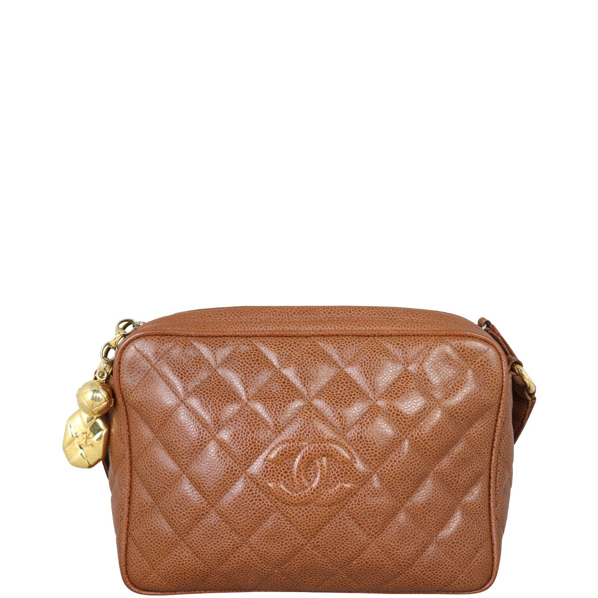 Chanel CC Quilted Camera Bag Front